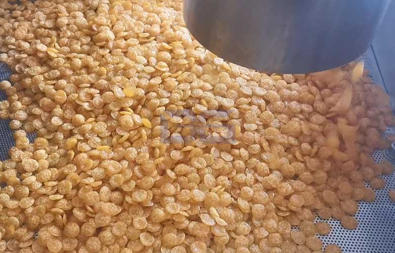 德固機械早餐穀物玉米片生產線客戶現場