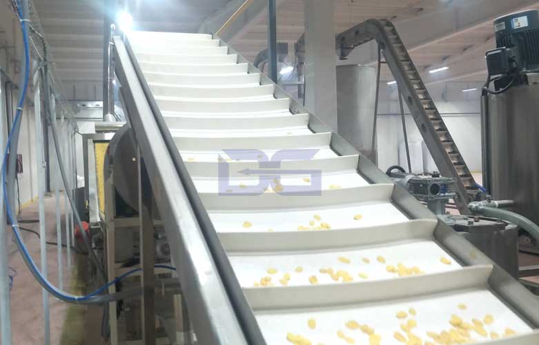 德固機械早餐穀物玉米片生產線客戶現場