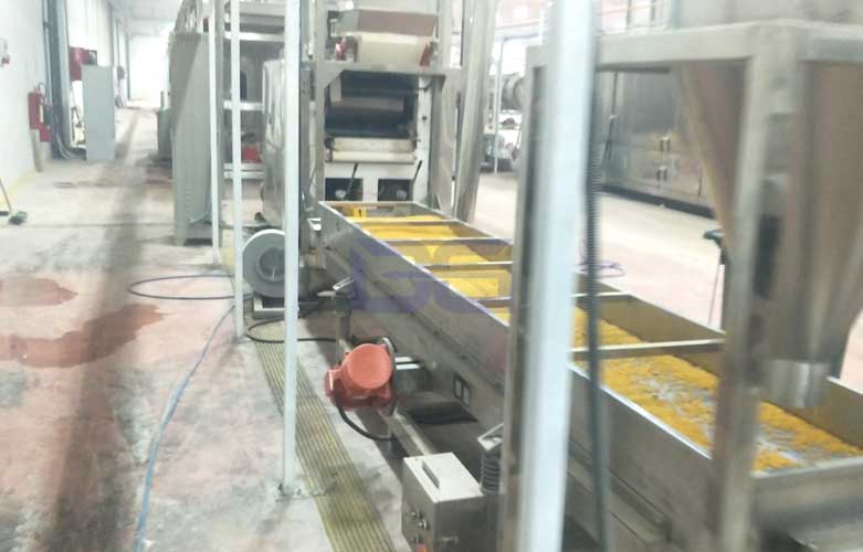 德固機械早餐穀物玉米片生產線客戶現場